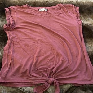 Pink Rose Short Sleeve Top